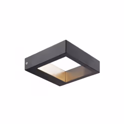 Les caractéristiques : Applique murale carrée et élégante Design graphique en métal noir vernis avec des sources lumineuses i ...