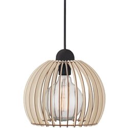 Suspension CHINO 25 Bois Nature (marron), H.23 - IP20 - E27 /Nordlux Intérieur