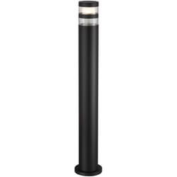 Nordlux - PoteletSSL birk Aluminium Noir, H.80 - IP44 - E27 / Extérieur