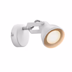 Jolie lampe pratique dotée d'un unique spot blanc. Cette lampe avec spots peut être utilisée dans différents endroits et diff ...