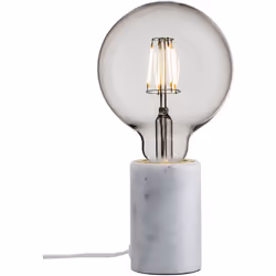 Avec Siv, la simplicité est la clé. La lourde base en marbre contraste élégamment avec la source de lumière chaude et décorat ...
