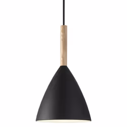 Nordlux Pure 20, 1 ampoule(s), E27, IP20, Noir
