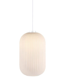 Nordlux - Suspension milford 20 Verrerie Opale, H.33.5 - IP20 - E27 / Intérieur