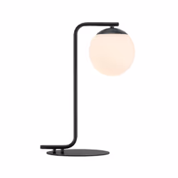 Nordlux Grant, Noir, Blanc, Verre, Métal, Salon, Opal white, Black, Noir, IP20