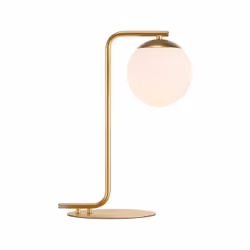 Nordlux Grant, Laiton, Blanc, Laiton, Verre, Salon, Opal white, brass, Blanc, IP20