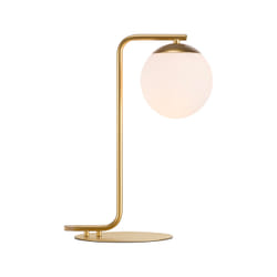 Nordlux Grant lampe de table E14 40 W Laiton, Blanc