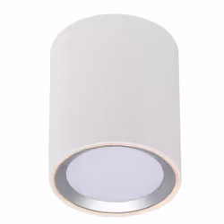 Nordlux Fallon Long Surface Downlight White/Steel, Surface, Rond, 1 ampoule(s), IP20, Acier, Blanc