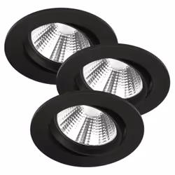 Nordlux Fremont 3-Kit, 1 ampoule(s), LED, 2700 K, 345 lm, IP23, Noir