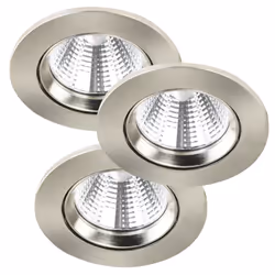 Nordlux Fremont 3-Kit, 1 ampoule(s), LED, 2700 K, 345 lm, IP23, Nickel