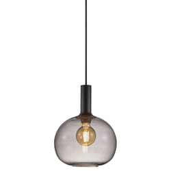 Nordlux Alton 25 éclairage de plafond Noir, Transparent E27