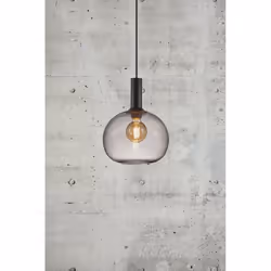 Nordlux Alton 25 éclairage de plafond Noir, Transparent E27