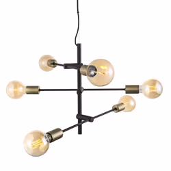 Nordlux Josefine éclairage de plafond Noir E27