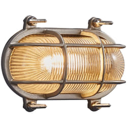 Applique murale helford Brass Nickel, H.12.5 - IP64 - E27 / Nordlux Extérieur