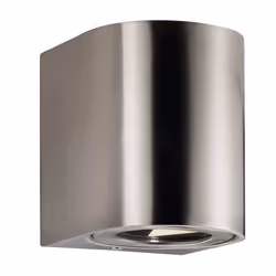 Nordlux Canto 2, Surface, 2 ampoule(s), 2700 K, IP44, Acier inoxydable