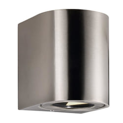 Nordlux Canto 2 Acier inoxydable Adapté à une utilisation à l'intérieur Adapté à une utilisation extérieure 6 W
