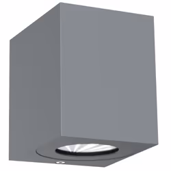Nordlux Canto Kubi 2, Surface, Rectangle, 2 ampoule(s), 2700 K, IP44, Gris