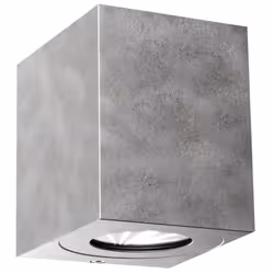 Nordlux Canto Kubi 2, Surface, Rectangle, 2 ampoule(s), 2700 K, IP44, Métallique
