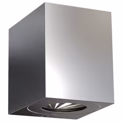 Nordlux Canto Kubi 2, Surface, Rectangle, 2 ampoule(s), 2700 K, IP44, Acier inoxydable