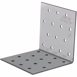 Connecteur de menuiserie d'angle en acier perforé, assemblage Angle de menuiserie Modèle : ANPS208880 Dimensions : 80 x 80 x  ...