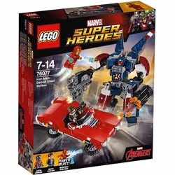LEGO® Marvel Super Heroes 76077 Iron-Man : lAttaque de Detroit Steel - Jeu de construction