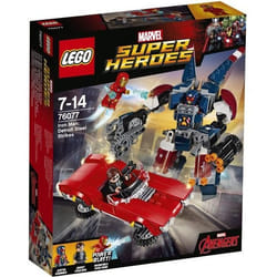 LEGO® Marvel Super Heroes 76077 Iron-Man : lAttaque de Detroit Steel - Jeu de construction