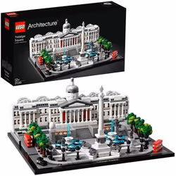 LEGO® Architecture 21045 Trafalgar Square Loisirs Créatifs Adultes Idée Cadeau pour Adolescent Souvenir