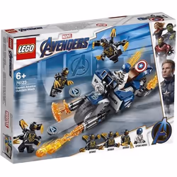 LEGO® Marvel Super Heroes 76123 - Captain America et lattaque des Outriders - Jeu de construction
