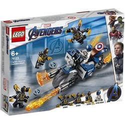 LEGO® Marvel Super Heroes 76123 - Captain America et lattaque des Outriders - Jeu de construction