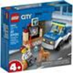 LEGO® City 60241 L’unité cynophile de la police Idée Cadeau avec Mini-figurine Chien Jouet pour Enfants de 4 ans et +