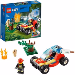 LEGO® City 60247 Le feu de forêt avec pompier Jouets Voiture et Idée Cadeau pour Enfants 5 ans et +