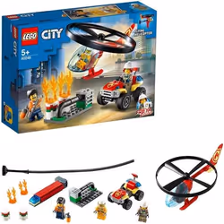 LEGO® City 60248 L’intervention de l’hélicoptère des pompiers Jouet Volant avec quad ATV pour Enfants de 5 ans et +