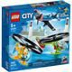 LEGO® City 60260 La course aérienne Jouets Volants Avion et Hélicoptère pour les Enfants de 5 ans et plus