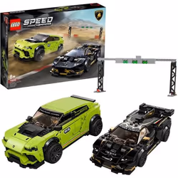 LEGO® Speed Champions 76899 Lamborghini Urus ST-X & Lamborghini Huracán Super Trofeo EVO Jouet Voiture de Course Enfants