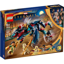 LEGO 76154 Marvel LEmbuscade du Deviant ! Les Eternels, Jouet de Construction Enfants des 6 ans, Figurines Super-Heros