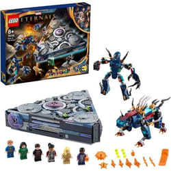 LEGO 76156 Marvel Lascension du Domo, Jouet de Construction Vaisseau Spatial Super-Heros du Film Les Eternels