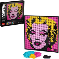LEGO® ART 31197 Andy Warhols Marilyn Monroe Poster Mural Loisirs Créatifs Adultes Décoration Chambre ou Maison