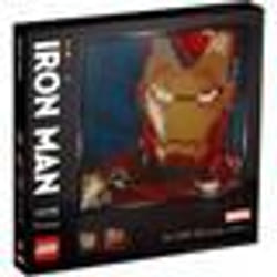 LEGO® ART 31199 Iron Man de Marvel Studios Poster Mural Loisirs Créatifs Adultes Décoration Chambre Cadeau Original