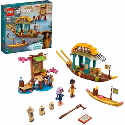 LEGO® Disney Princess 43185 Le bateau de Boun Film Raya et Le Dernier Dragon Mini-figurine et Jouet pour Enfant de 6 ans et +