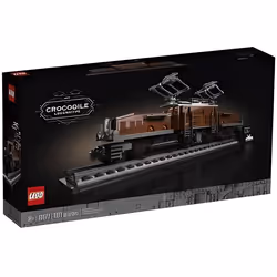 Jouet de construction - LEGO - La locomotive crocodile - 1271 pièces - Vert - Mixte - 18 ans et plus