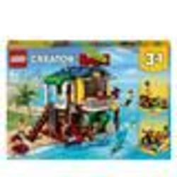 LEGO® Creator 3-en-1 31118 La Maison sur la Plage du Surfeur Jouet Figurines Animaux Marins