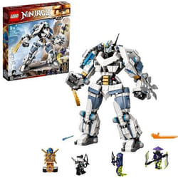 LEGO® NINJAGO 71738 Le Robot de Combat Titan de Zane Jouet de Construction Ninja Figurines