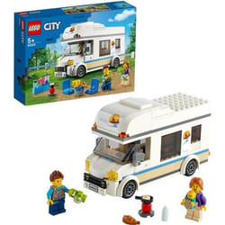 LEGO® City 60283 Le Camping-Car de Vacances Jouet pour Enfants 5 Ans Forêt LEGO Véhicule Camping Jeu de Voyage