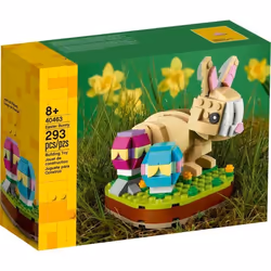 Jouet - LEGO - Lapin de Pâques - 293 pièces - Blanc - Décoration de fête