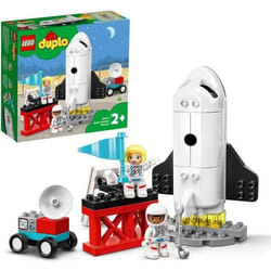 LEGO® 10944 DUPLO® Town Mission de la navette spatiale Jouet fusée pour enfants 2 ans et + avec figurines dastronautes