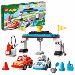LEGO 10947 DUPLO Les voitures de course Jouet Enfant 2+ ans, Petites Voitures