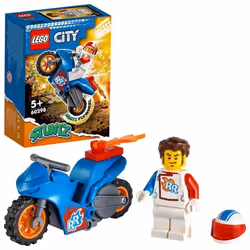 Moto cascade fusée Lego City Stunt