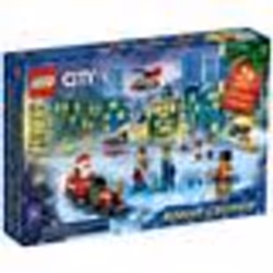 LEGO® 60303 City Calendrier de l’Avent Jouet 2021 Mini-Jouets à Collectionner Enfants dès 5 Ans avec Tapis et Minifigures