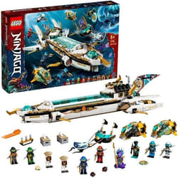 LEGO® 71756 NINJAGO® L’Hydro Bounty –Sous-marin avec Mini Figurines Kai et Nya Jouet Ninja pour Enfants 9 ans et plus