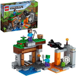 LEGO® Minecraft 21166 La Mine Abandonnée Jouet avec Grotte de Zombies et Figurine Steve