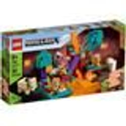 LEGO® Minecraft 21168 La Forêt Biscornue Jouet sur le Nether avec TNT et Figurines Piglin